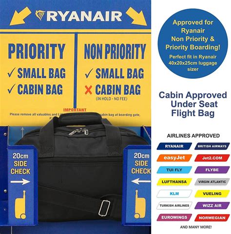 ryanair cabin bags 40x20x25